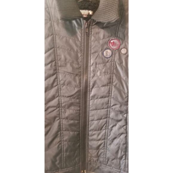 Volcom Women’s Quilted Coat Jacket M Sherpa Fleece Lined Winter Ski Outdoor - Picture 3 of 8